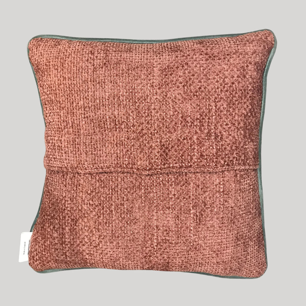 Textured Terracotta Chenille Cushion