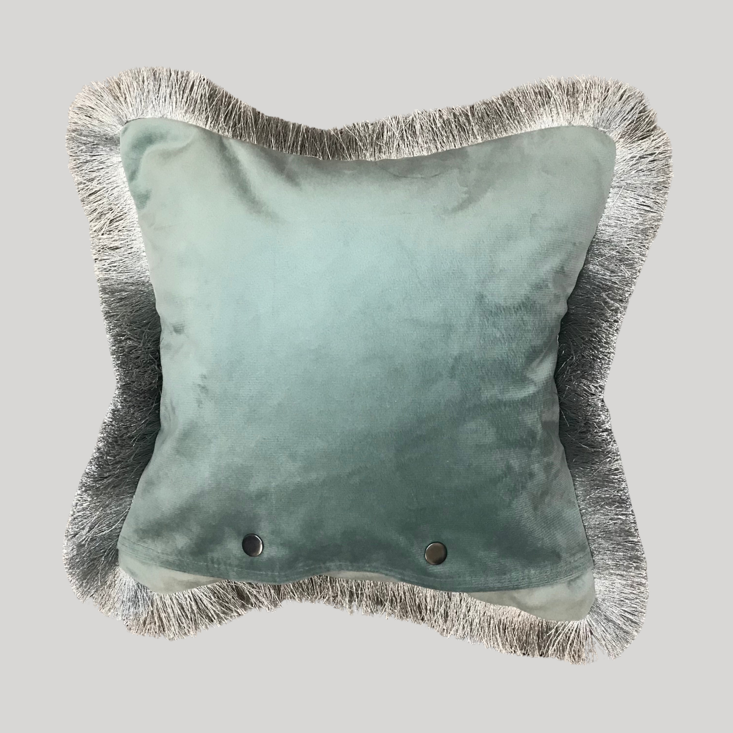 Trapeze Fringed Cushion
