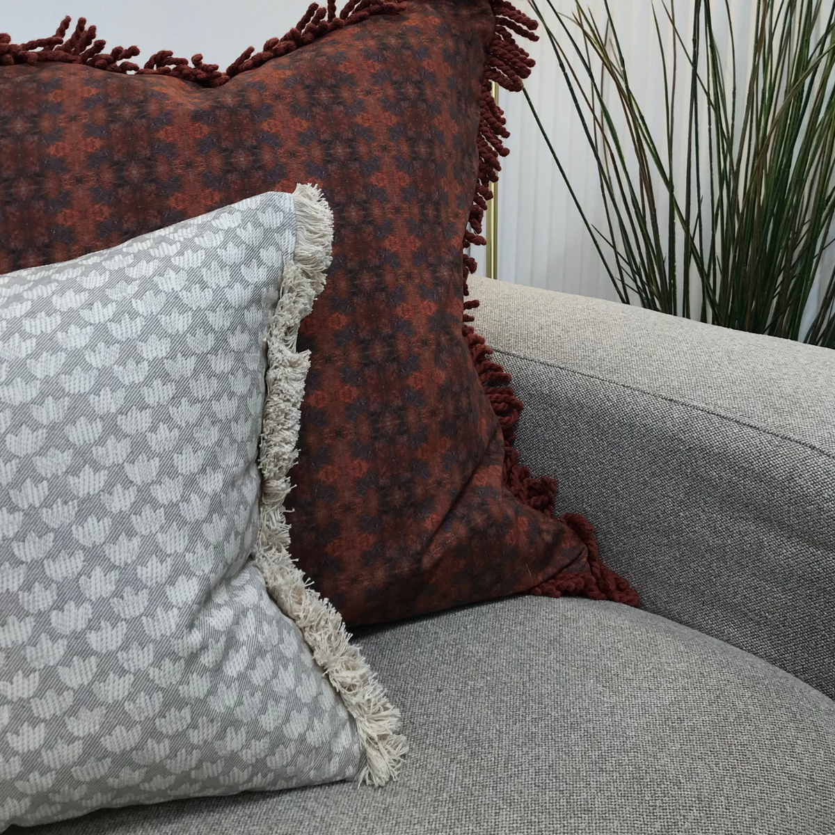 Fringed Fermoie Cushion