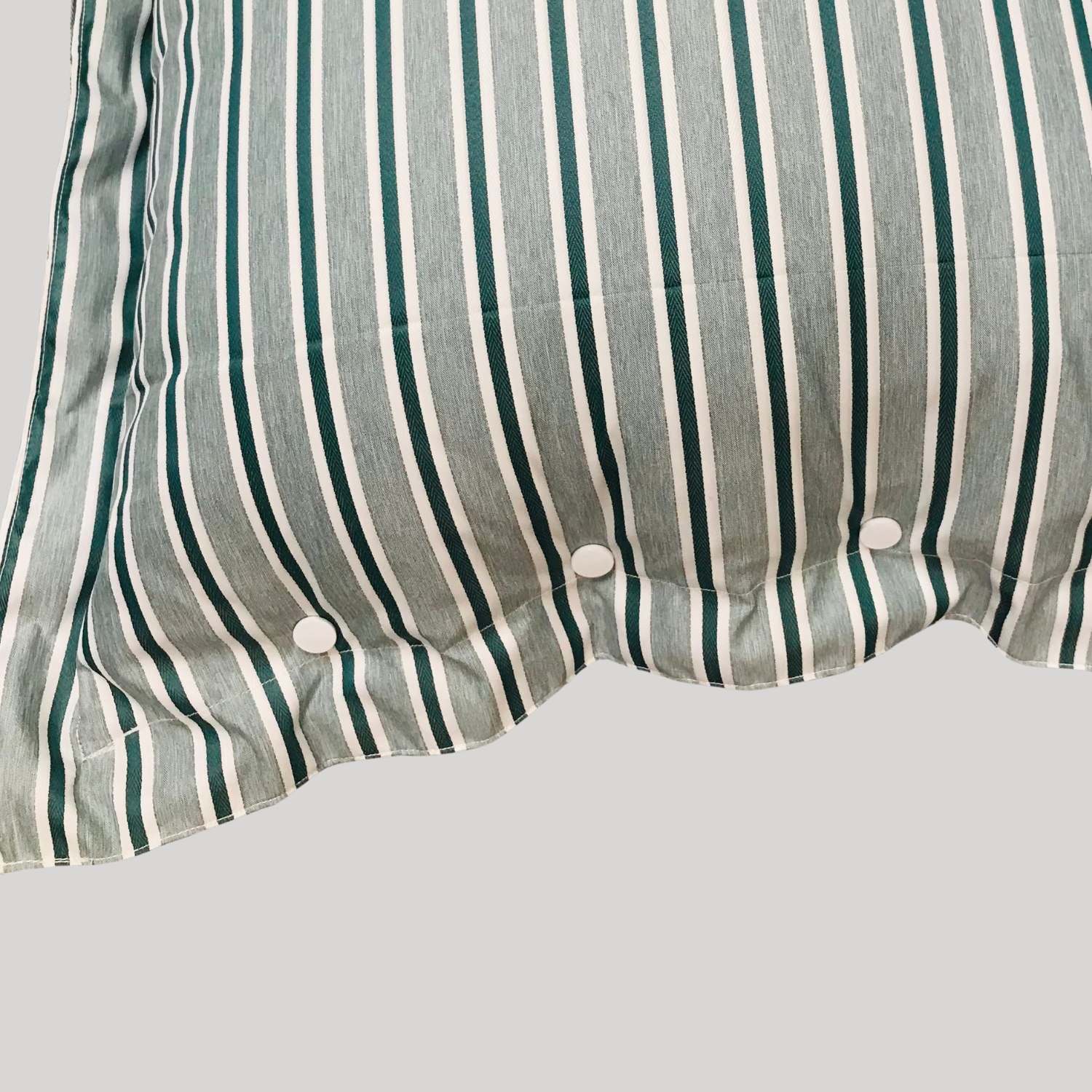 Striped Casual Cushion - Green