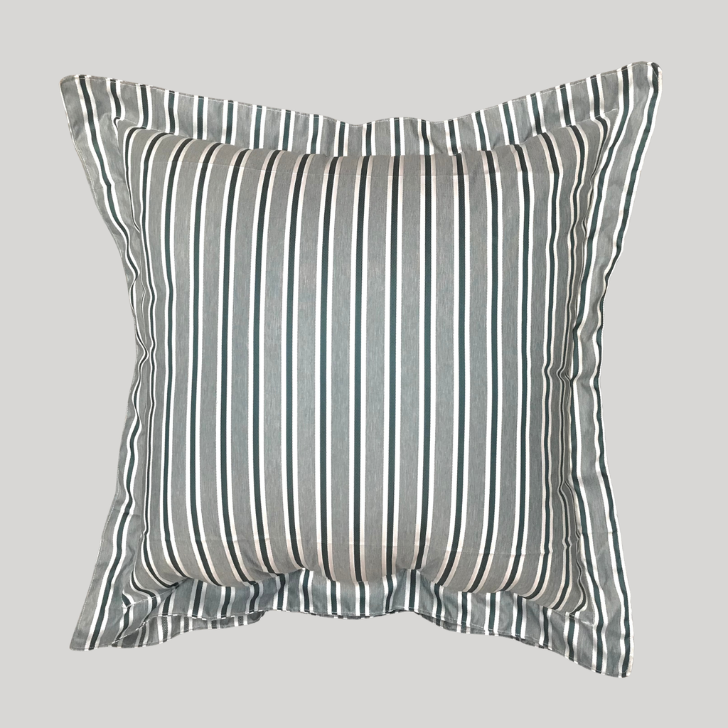 Striped Casual Cushion - Green