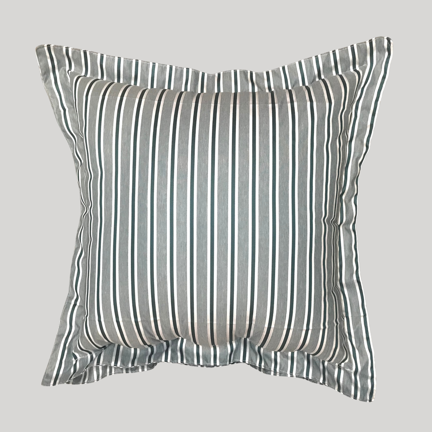 Striped Casual Cushion - Green