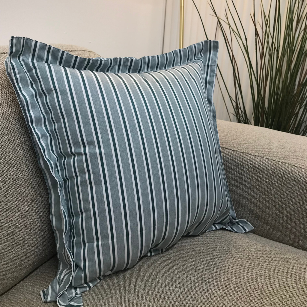 Striped Casual Cushion - Green