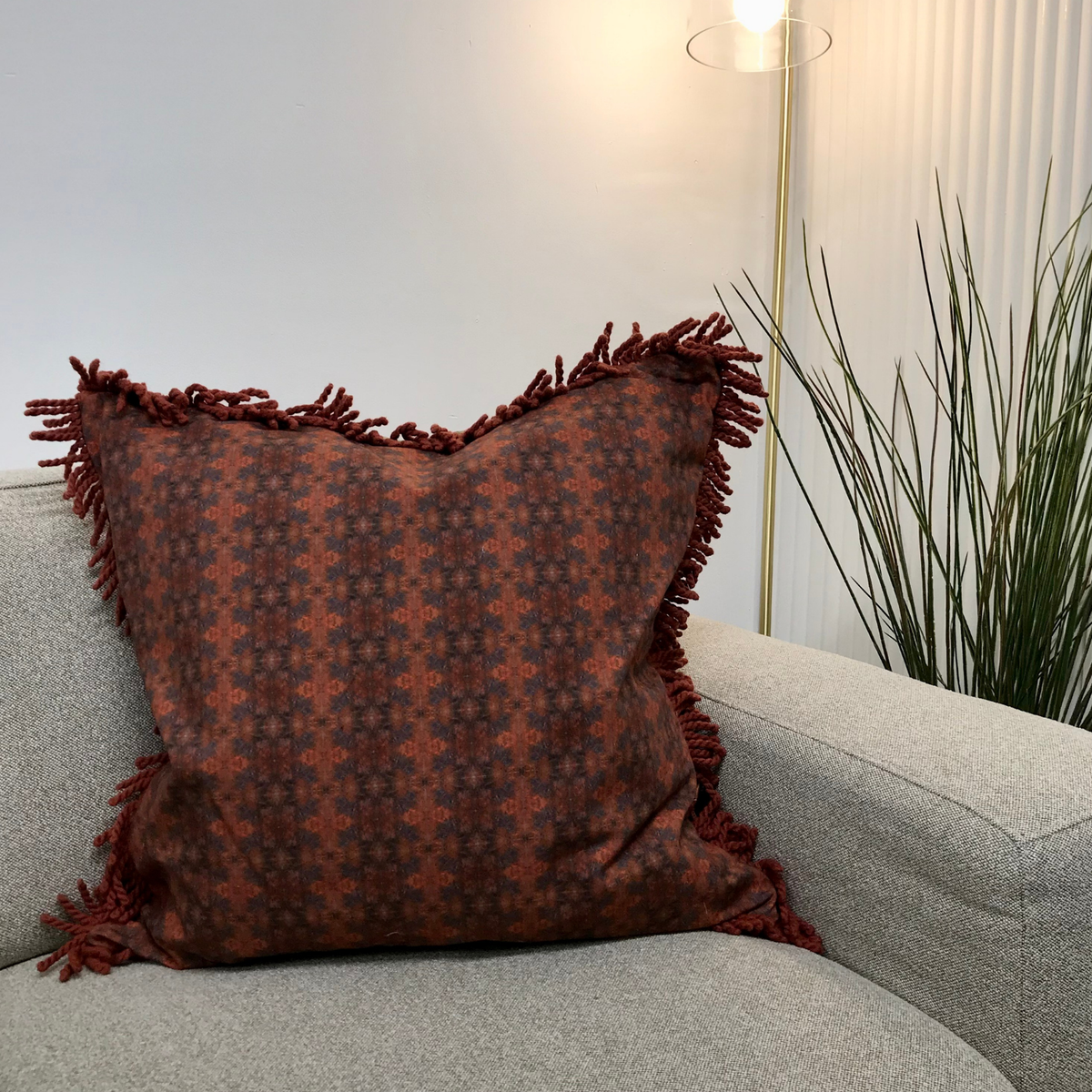 XL Fire Power Square Throw Cushion