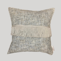 Neutral Fringed Cushion - Square