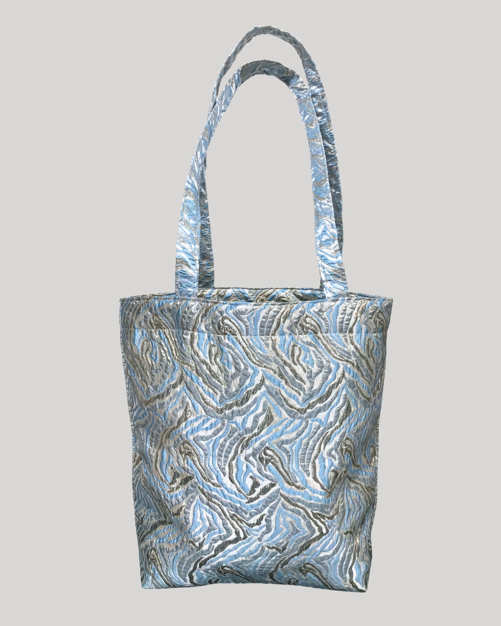 Big Swirl Blue Tote