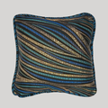 Blue Swirl Statement Cushion