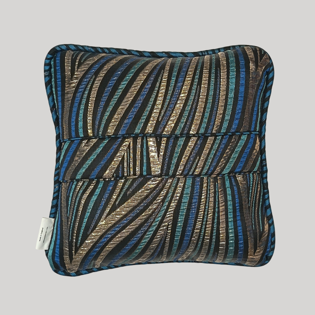Blue Swirl Statement Cushion
